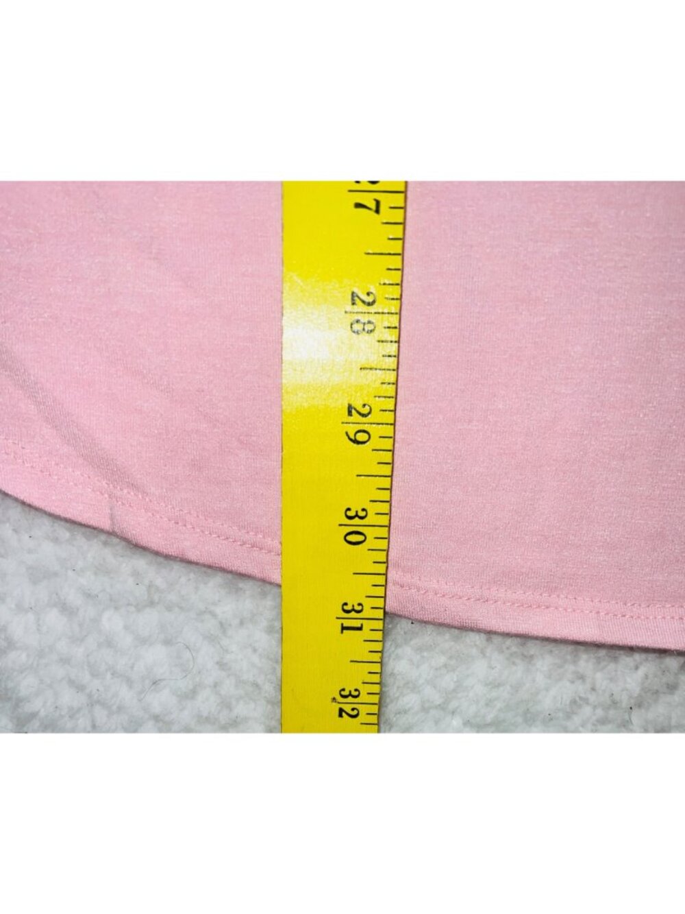 NWOT Zenana Womens Plus Size 2X Pink Lace 3/4 Sleeve Raglan Top Blouse - Picture 5 of 6